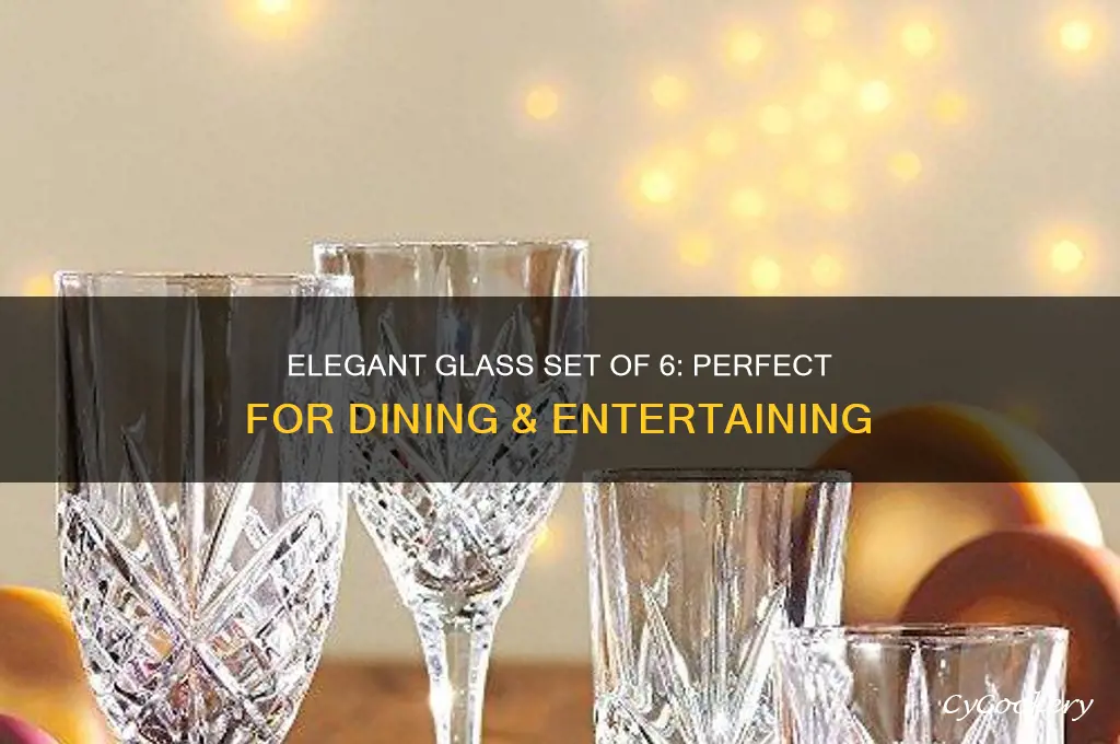 glass set of 6