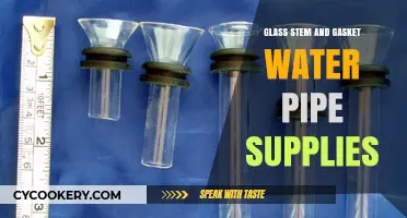 Essential Glass Stem and Gasket Water Pipe Supplies for Smooth Smoking