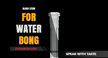 Enhance Your Smoking Experience with a Durable Glass Stem for Water Bongs