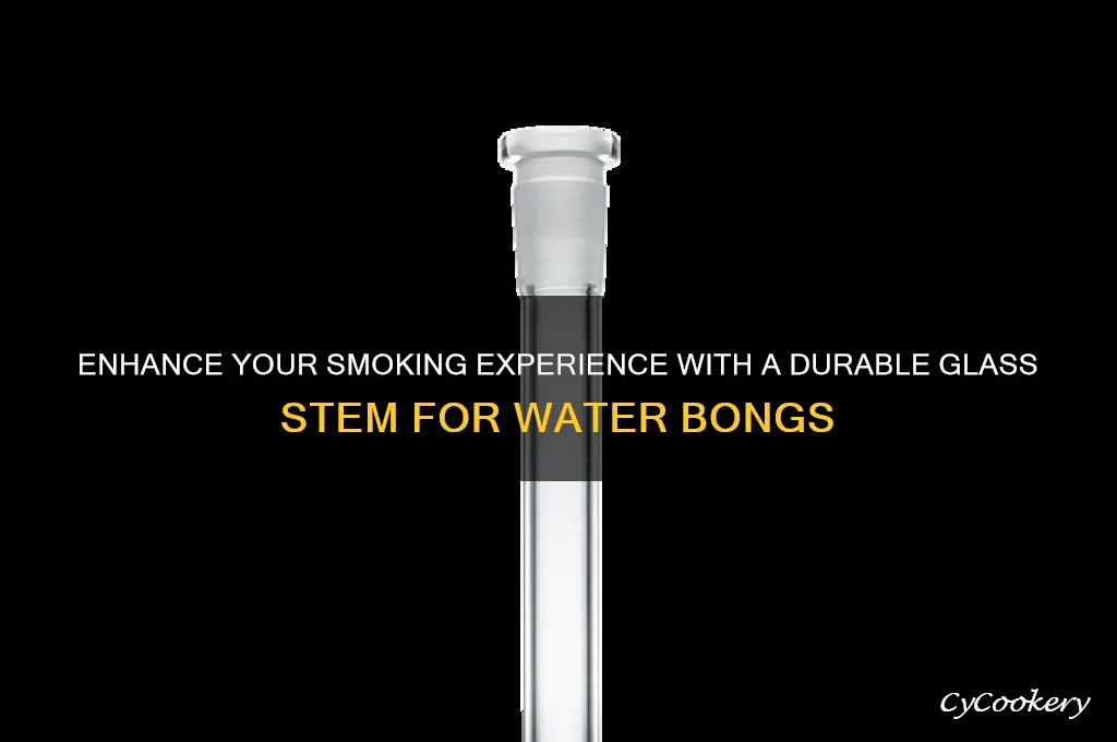 glass stem for water bong