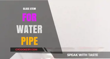 Elegant Glass Stem for Water Pipe: Enhance Your Smoking Experience