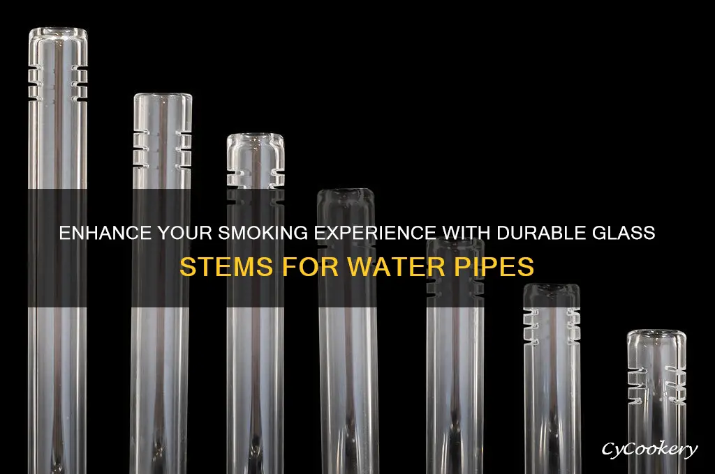 glass stems for water pipes