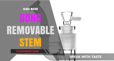 Enhance Your Smoking Experience with a Removable Stem Glass Water Bong
