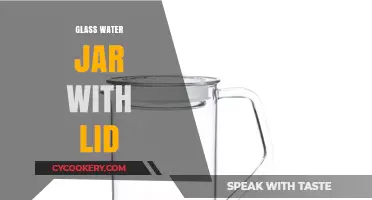 Elegant Glass Water Jar with Lid: Stylish Storage for Hydration