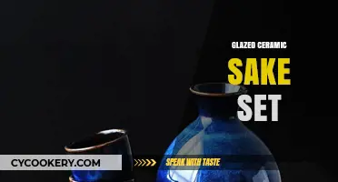 Elegant Glazed Ceramic Sake Set: Perfect for Traditional Japanese Dining