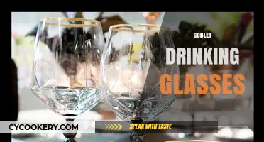 Elegant Goblet Drinking Glasses: Elevate Your Table Setting with Style