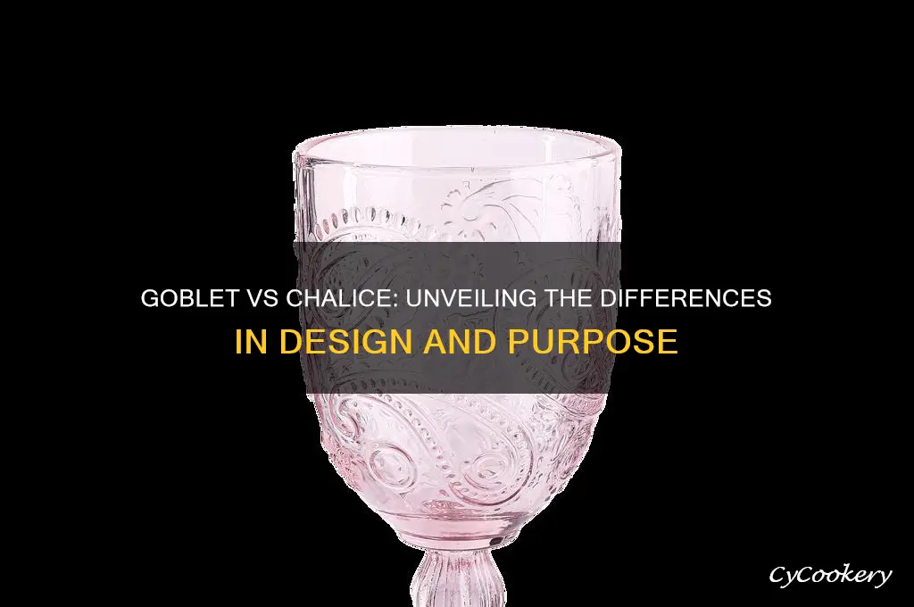 goblet vs chalice