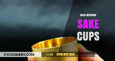 Elegant Gold Interior Sake Cups: Elevate Your Japanese Drinking Experience