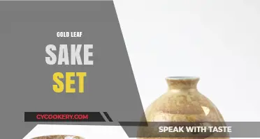 Elegant Gold Leaf Sake Set: Elevate Your Japanese Drinking Experience