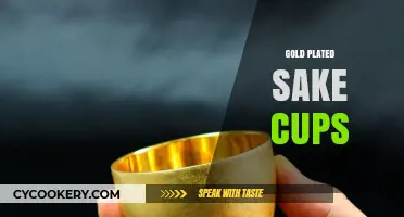 Elegant Gold-Plated Sake Cups: Enhancing Your Japanese Drinking Experience
