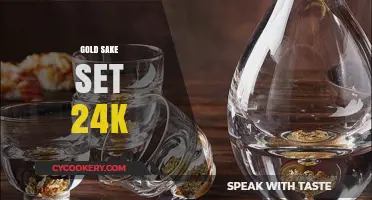 Luxurious 24K Gold Sake Set: Elevate Your Drinking Experience