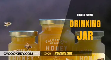 Golden Farms Drinking Jar: Elevate Your Beverage Experience with Rustic Charm
