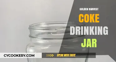 Golden Harvest Coke Drinking Jar: A Nostalgic Collector's Delight