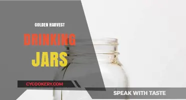Golden Harvest Drinking Jars: Rustic Charm for Your Beverage Experience