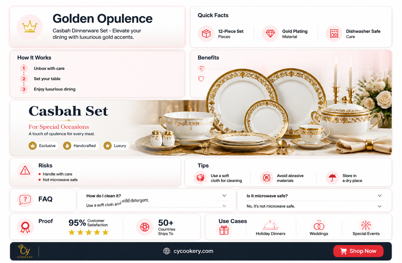 222 fifth casbah 16 piece dinnerware set gold