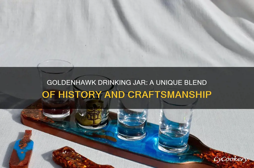 goldenhawk drinking jar