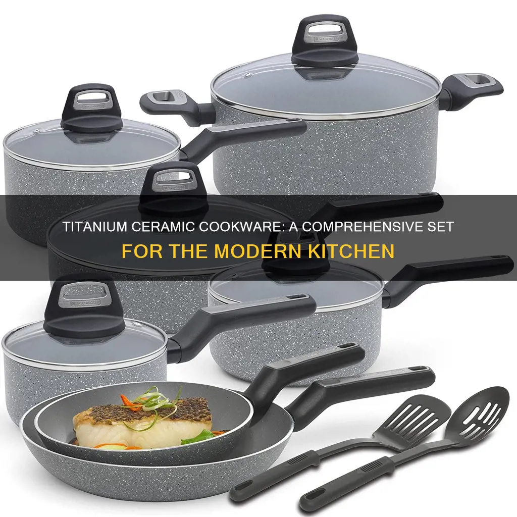 goodful 10 pc titanium ceramic cookware set