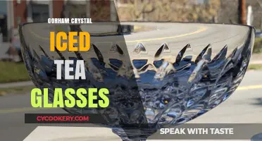 Elegant Gorham Crystal Iced Tea Glasses: Timeless Style for Refreshing Sips