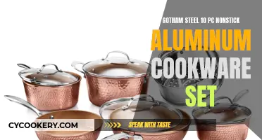 Gotham Steel 10-Piece Cookware Set: A Nonstick Aluminum Collection for Every Kitchen