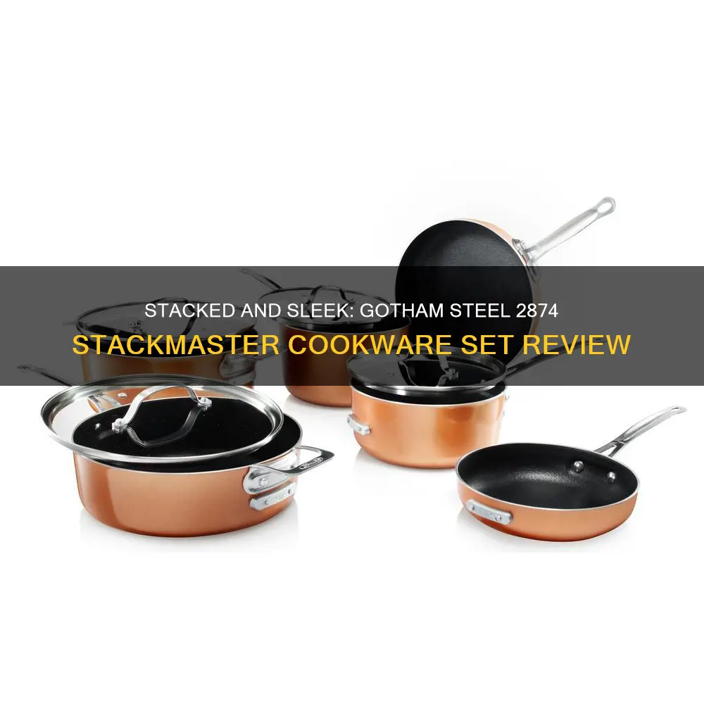 gotham steel 2874 stackmaster cookware set