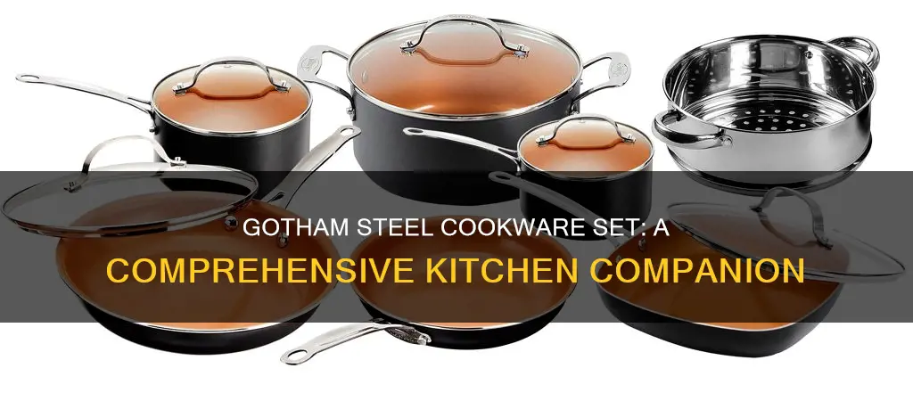 gotham steel cookware set 6-pc