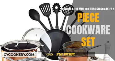 Gotham Steel Mini Non-Stick Stackmaster Set: Compact Cooking, Maximum Efficiency