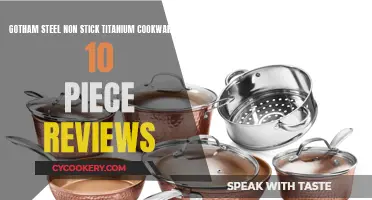 Gotham Steel Non-Stick Titanium Cookware Set: A Comprehensive Review of the 10-Piece Collection