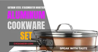 Gotham Steel Stackmaster Cookware Set: Space-Saving, Nonstick Aluminum Cookware Solution