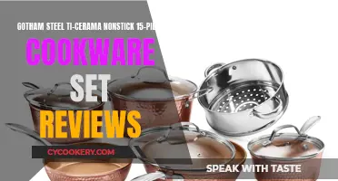 Gotham Steel Ti-Cerama Nonstick 15-Piece Cookware Set: A Comprehensive Review