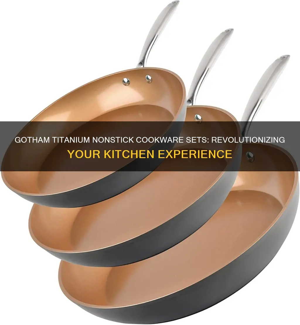 gotham titanium nonstick cookware sets