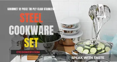 Stainless Steel Sophistication: Elevating Your Culinary Creations with the Gourmet Tri-Ply Clad Cookware Set