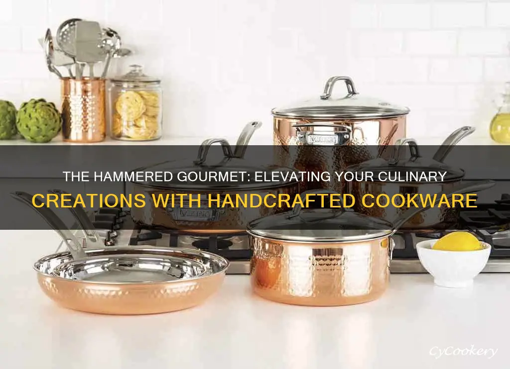 gourmet edge hammered cookware set