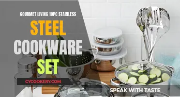 Stainless Steel Splendor: The Gourmet Living Cookware Set Elevates Your Kitchen