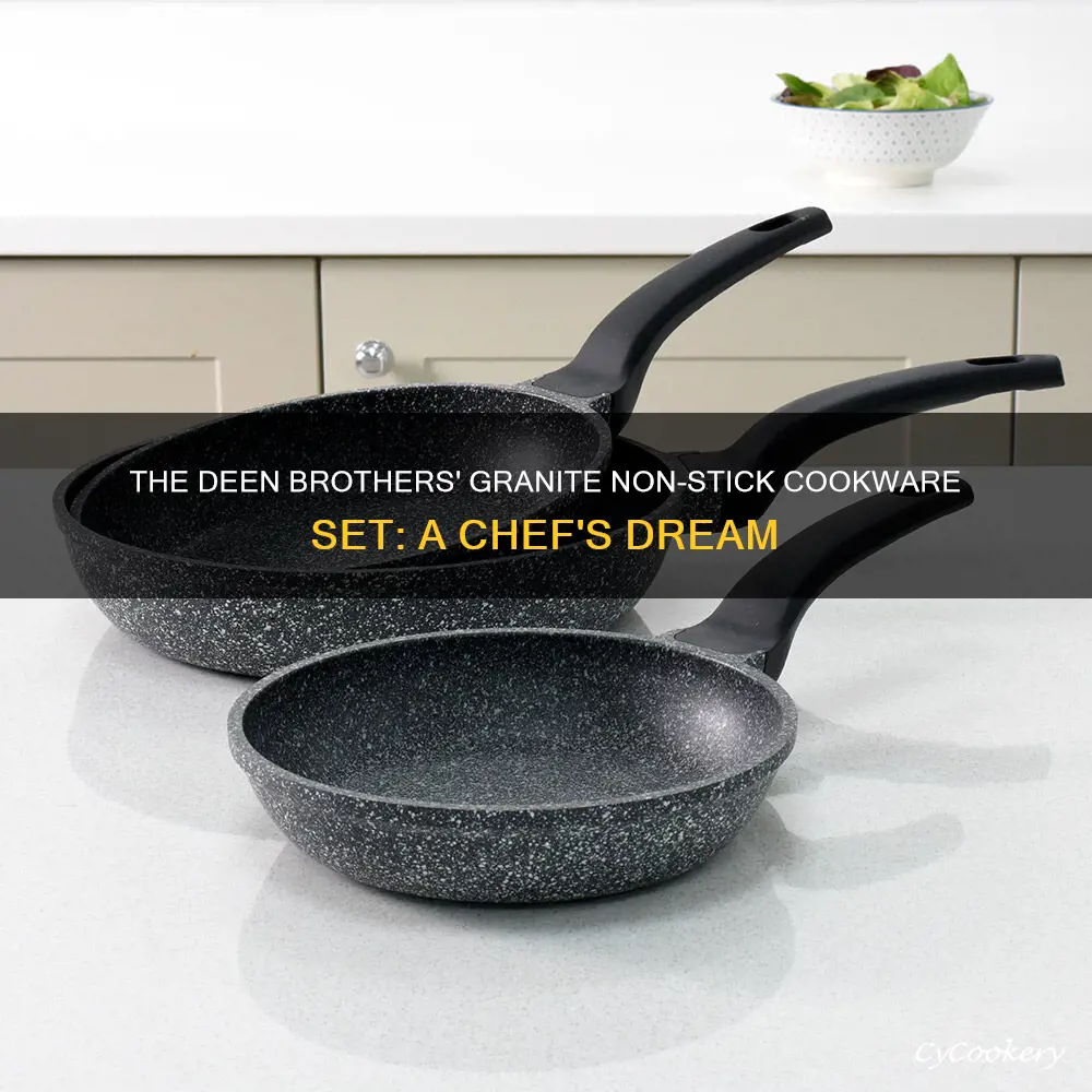 granite non stick cookware set deen brothers