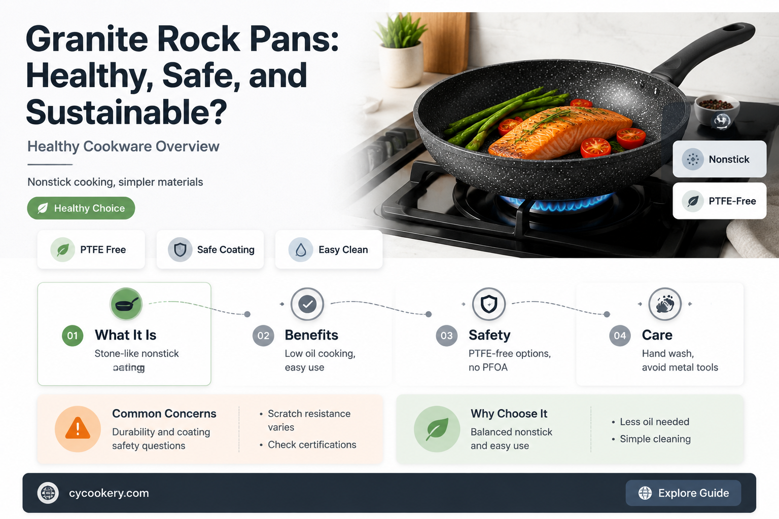 are granite rock pans healthy