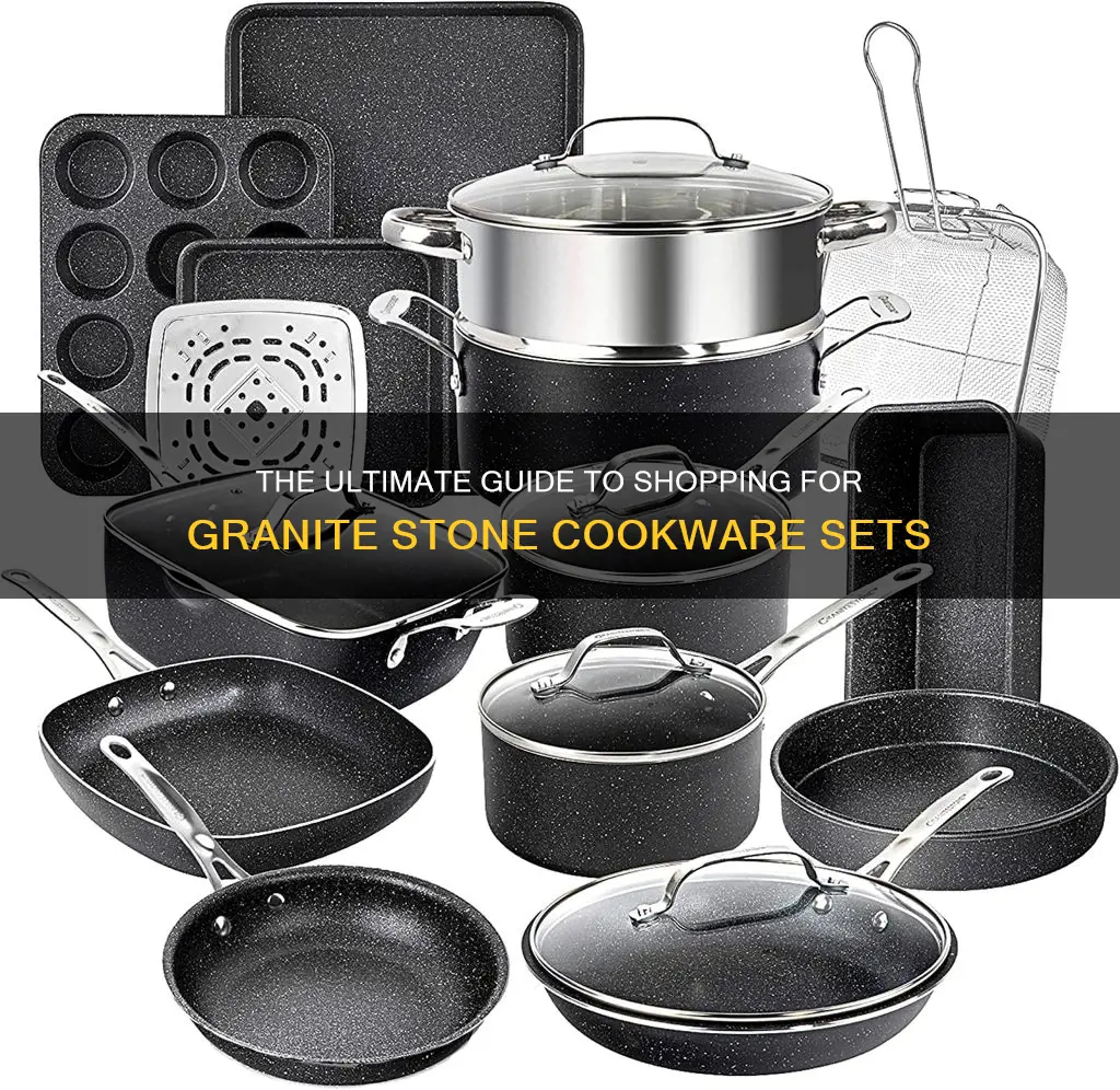 granite stone cookware set stores