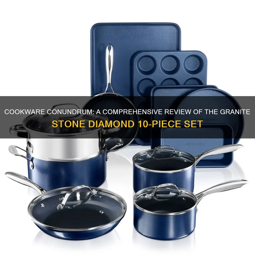 granite stone diamond 10-pc cookware set reviews