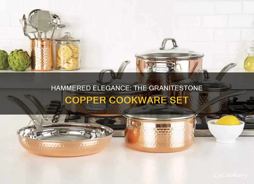 granitestone hammered copper cookware set