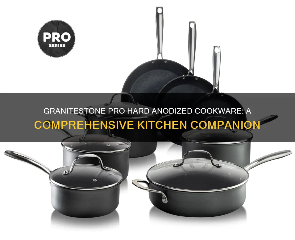 granitestone pro 13-piece hard anodized cookware set stores