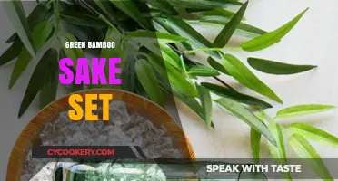 Eco-Friendly Green Bamboo Sake Set: Elevate Your Japanese Dining Experience