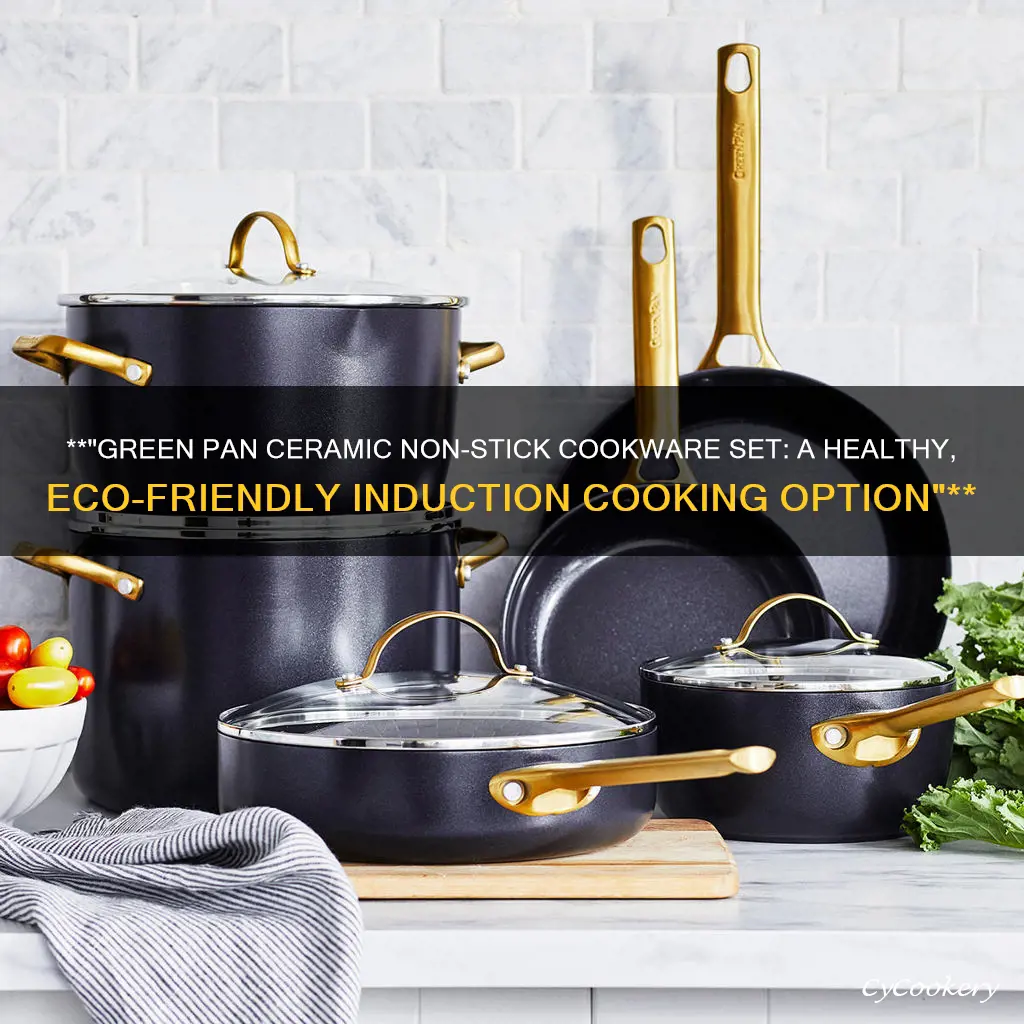 green pan ceramic non stick induction cookware set