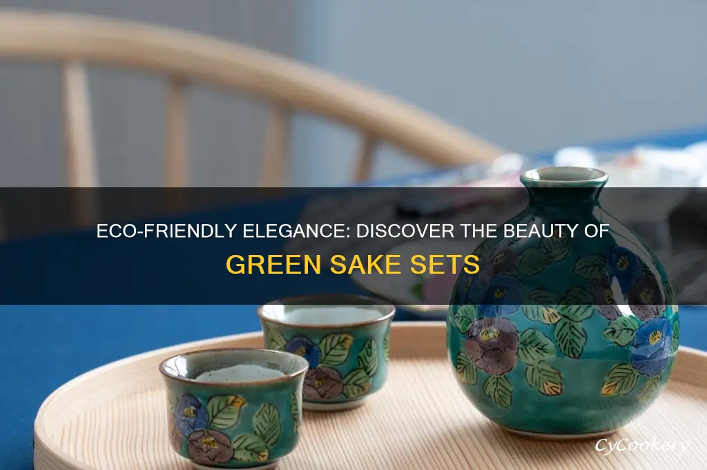 green sake set