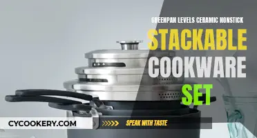 **GreenPan Levels Ceramic Nonstick Stackable Cookware Set: Space-Saving, Eco-Friendly Cooking** 