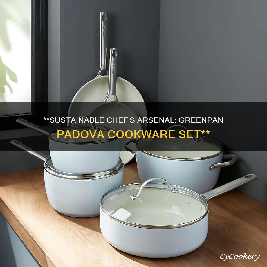 greenpan padova 10 piece hard anodized cookware set