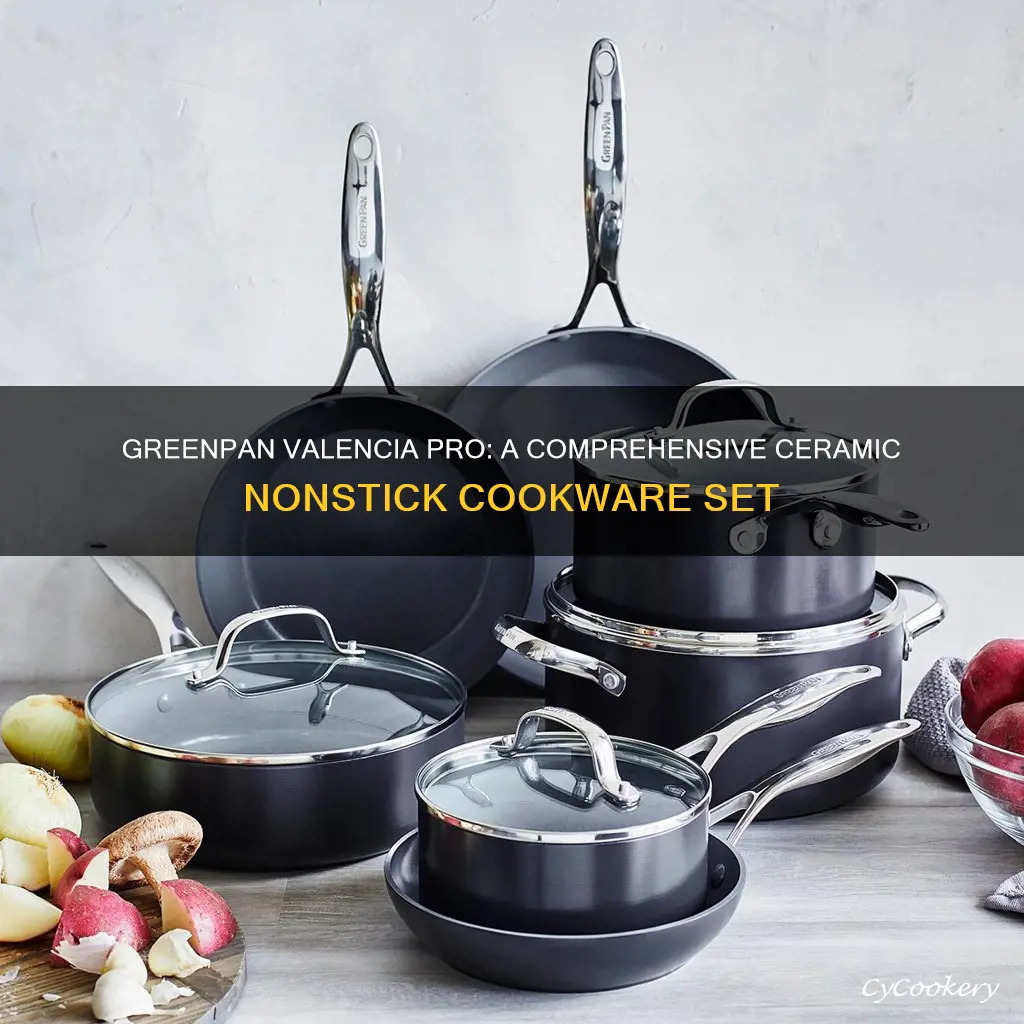 greenpan valencia pro 11-piece ceramic nonstick cookware set stores