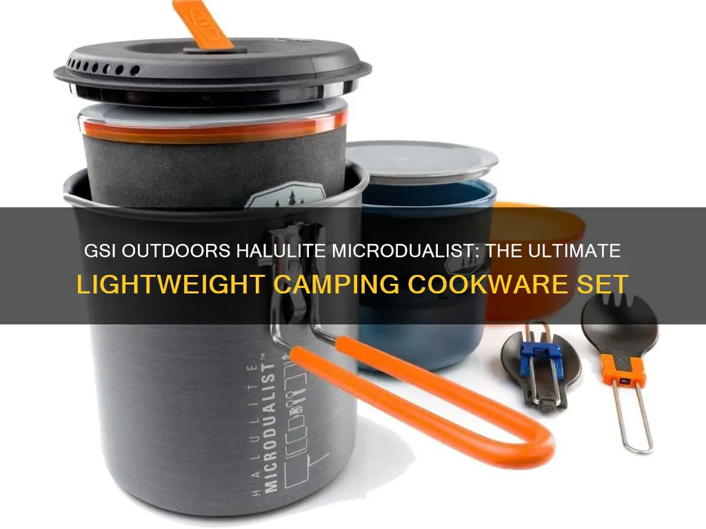 gsi outdoors halulite microdualist cookware set