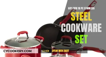 Stainless Steel Style: Fieri's 10-Piece Cookware Set for the Modern Kitchen