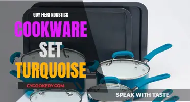 Guy Fieri's Vibrant Turquoise Nonstick Cookware Set: Revolutionizing Home Kitchens