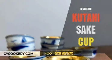 Elegant H Generic Kutani Sake Cup: A Timeless Japanese Tradition