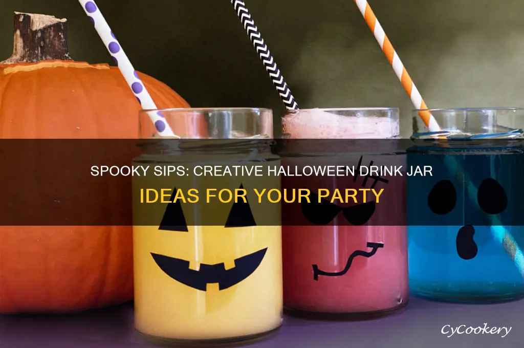 halloween drink jar